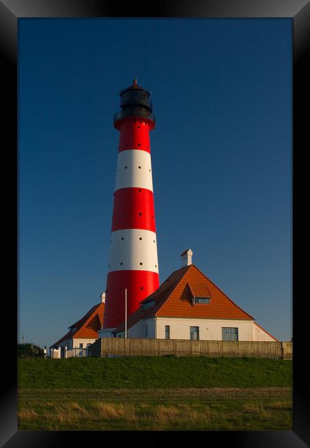 Westerhever Lighthouse Framed Print by Thomas Schaeffer