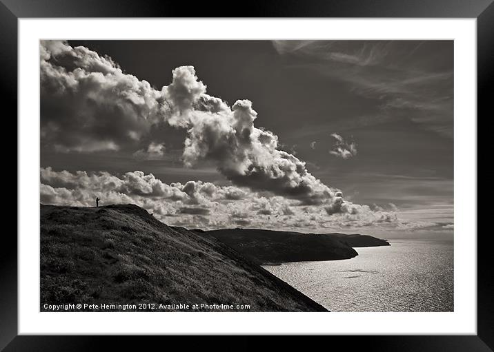 Countisbury View Framed Mounted Print by Pete Hemington