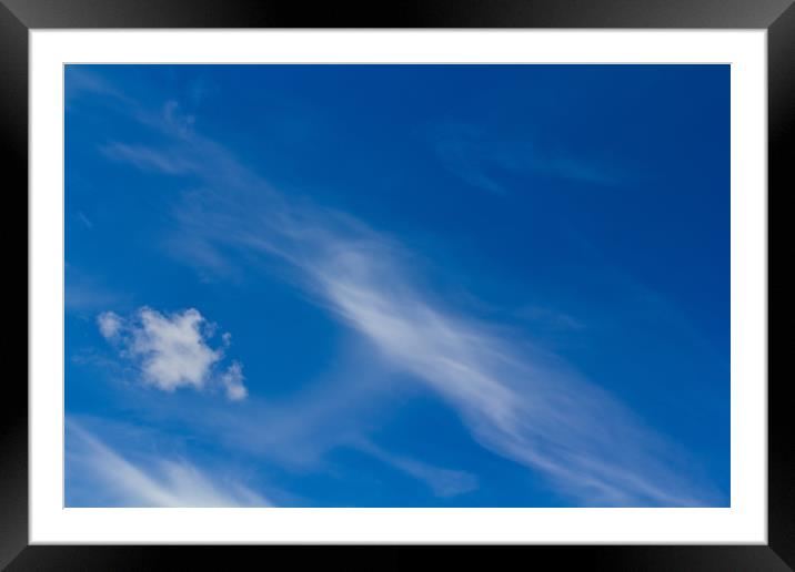 Cloud Imagery Framed Mounted Print by David Pyatt