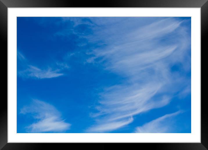 Summer Cloud images Framed Mounted Print by David Pyatt