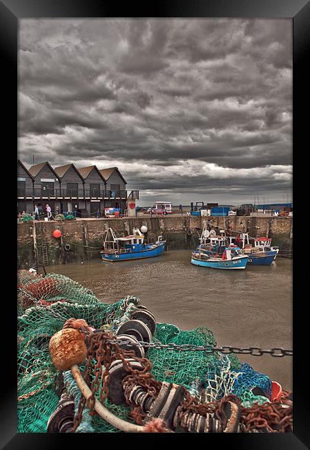 Whitstable Harbour Framed Print by Dawn Cox