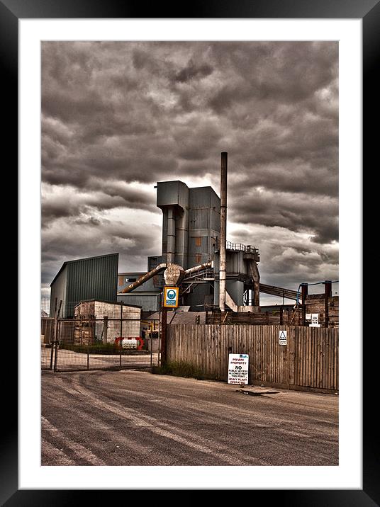 Industrial Framed Mounted Print by Dawn Cox