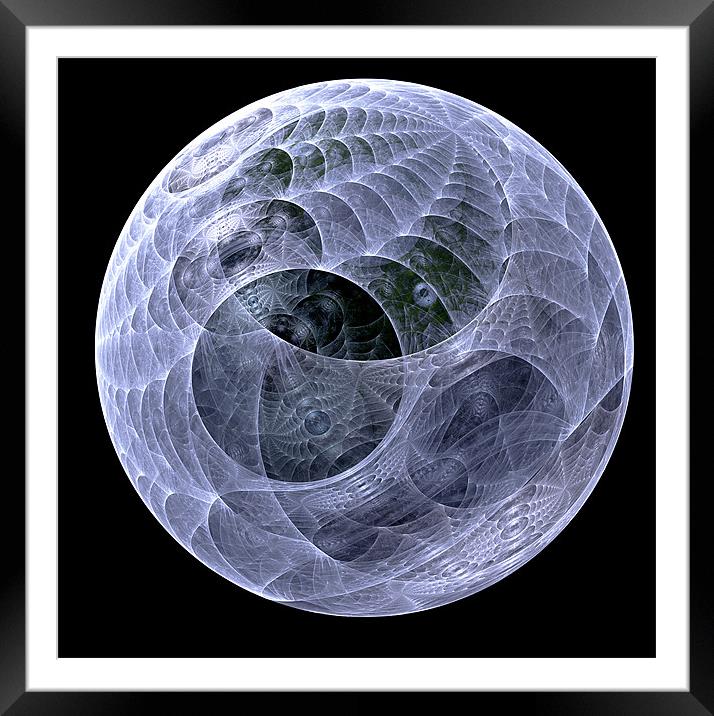 Ghostly Web Framed Mounted Print by Mary Lane