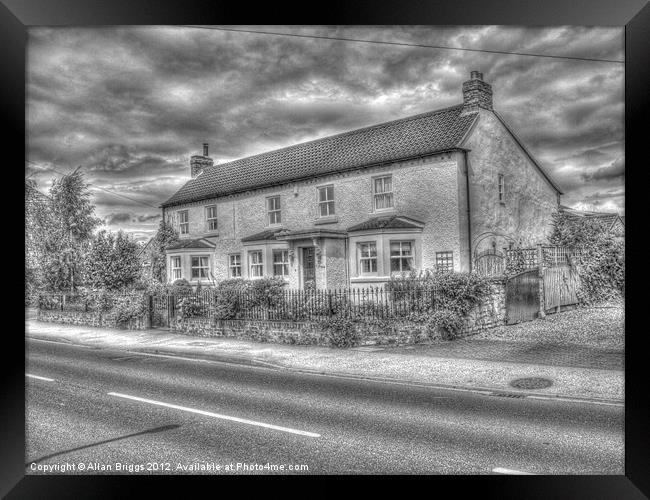 Old Pub Rufforth, The Buck Inn Framed Print by Allan Briggs