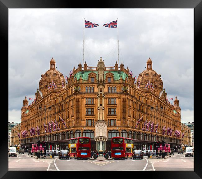 Harrods of Knightsbridge Framed Print by David French