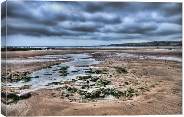 Freshwater West 2 Canvas Print by Steve Purnell