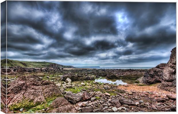 Freshwater West 6 Canvas Print by Steve Purnell