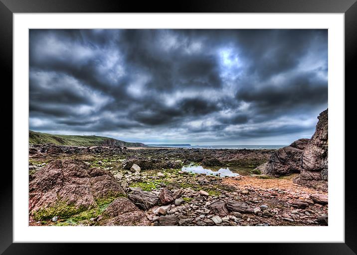 Freshwater West 6 Framed Mounted Print by Steve Purnell