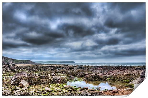 Freshwater West 7 Print by Steve Purnell