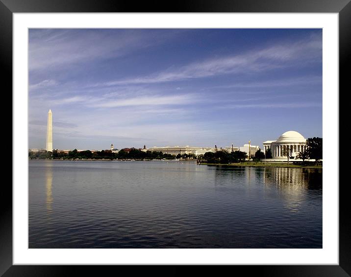 National Mall, Washington D.C. Framed Mounted Print by Belinda Frost