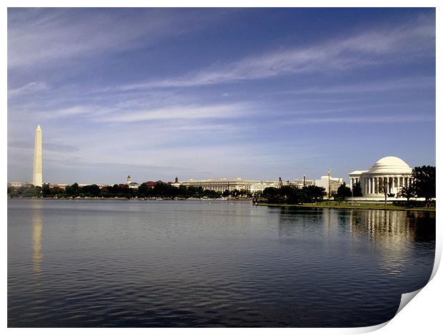 National Mall, Washington D.C. Print by Belinda Frost