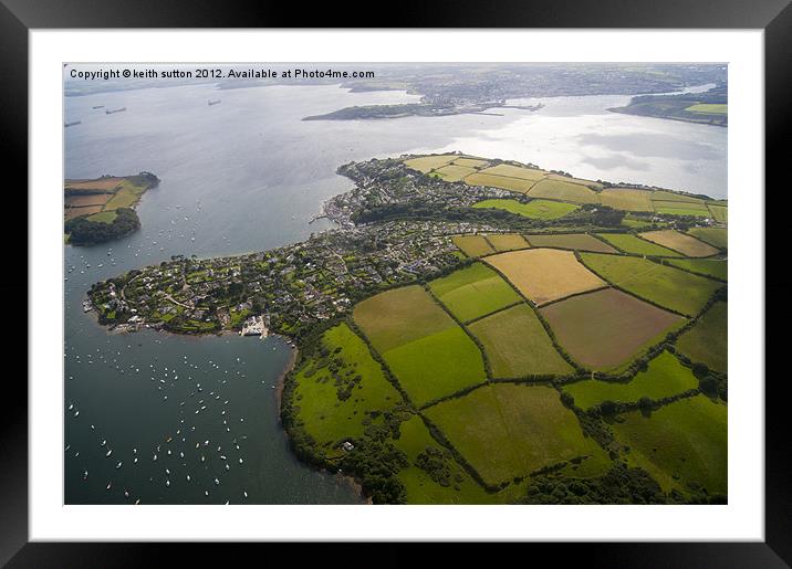roseland to falmouth Framed Mounted Print by keith sutton