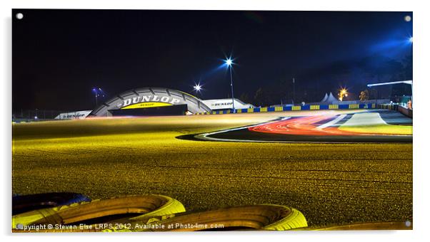 Dunlop Bridge at Le Mans Acrylic by Steven Else ARPS