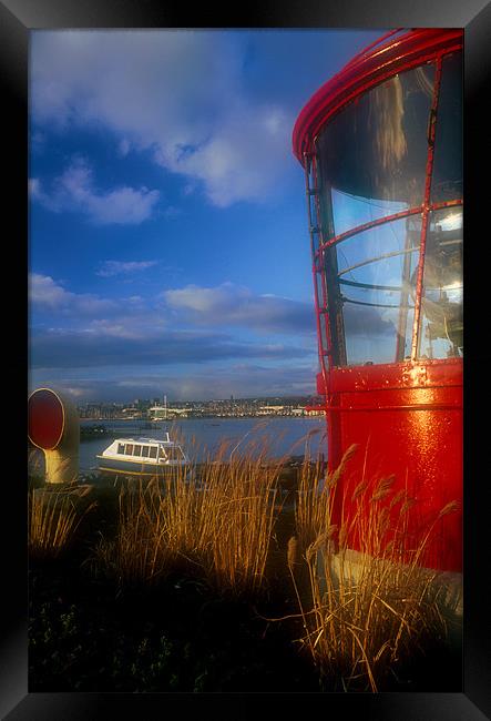 Mount Batten Lighthouse, Plymouth, Devon Framed Print by Simon Armstrong