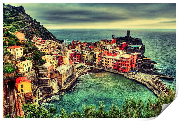 Welcome to the Cinque Terre Print by Spencer Giesbrecht