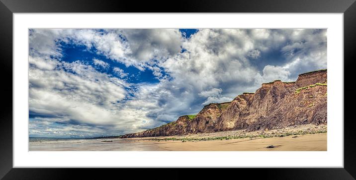 Seaham Moody Summer Panorama Framed Mounted Print by Daniel Walsh