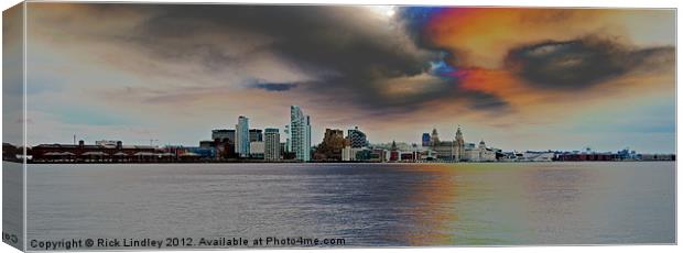 Liverpool skyline Canvas Print by Rick Lindley