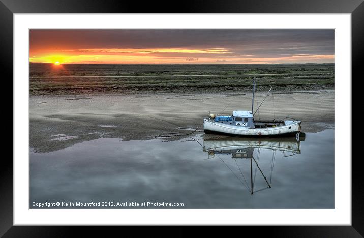 At The End of The Day Framed Mounted Print by Keith Mountford