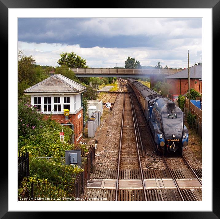 The Dorset Coast Express 2 Framed Mounted Print by Mike Streeter