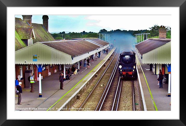 The Dorset Coast Express 3 Framed Mounted Print by Mike Streeter