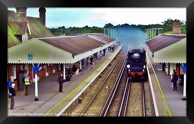 The Dorset Coast Express 3 Framed Print by Mike Streeter