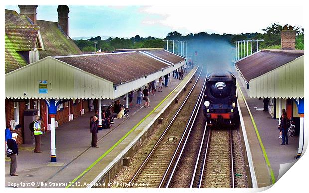The Dorset Coast Express 3 Print by Mike Streeter