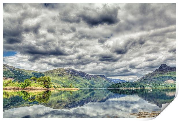 MacDonald Clan of Glencoe Burial Island Print by Daniel Walsh