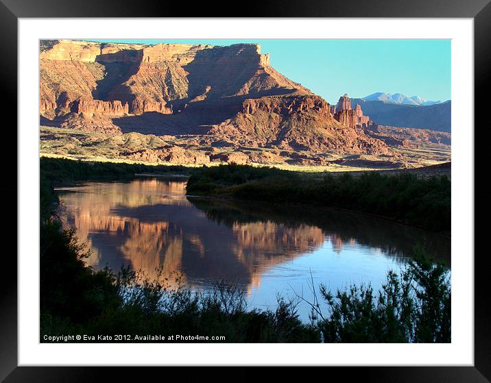 Source of Colorado River Framed Mounted Print by Eva Kato
