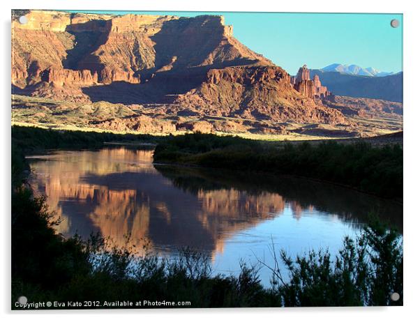 Source of Colorado River Acrylic by Eva Kato
