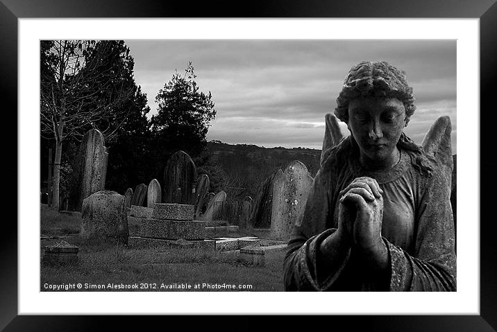 Graveyard shift Framed Mounted Print by Simon Alesbrook