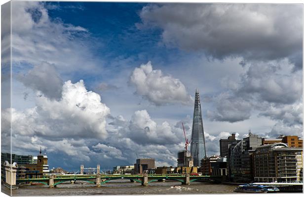 The Shard at Southwark Canvas Print by Gary Eason