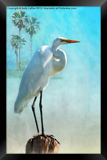 Paradise Lost Framed Print by Betty LaRue