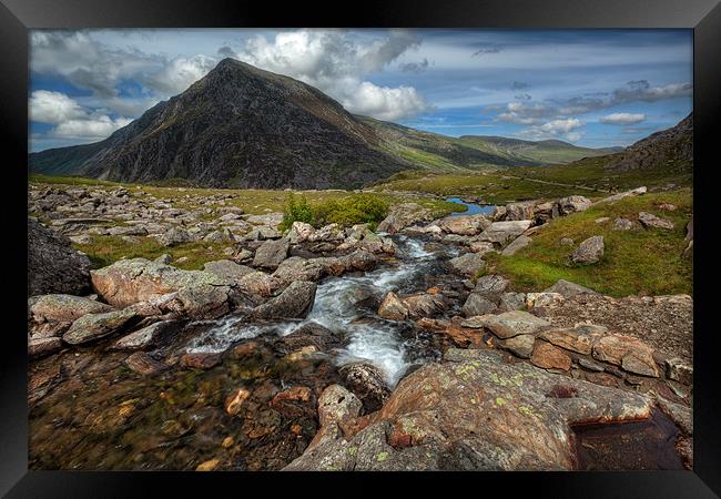 Cwm Idwal National Nature Reserve Framed Print by Adrian Evans