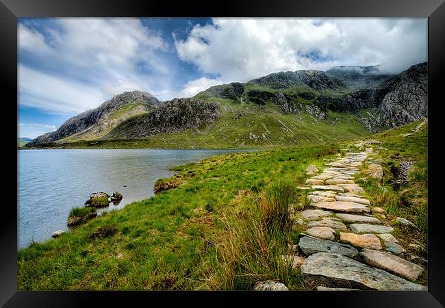 Cwm Idwal National Nature Reserve Framed Print by Adrian Evans
