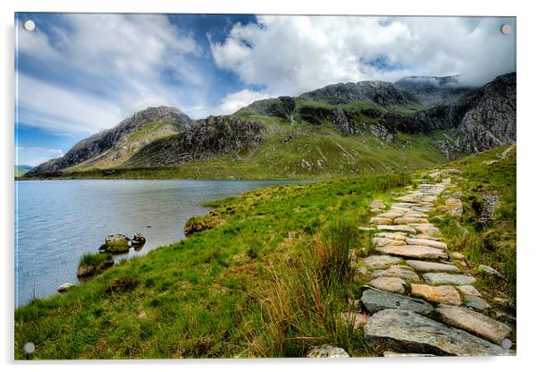Cwm Idwal National Nature Reserve Acrylic by Adrian Evans
