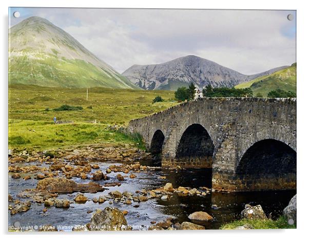 Sligachan 2 Acrylic by Steven Watson