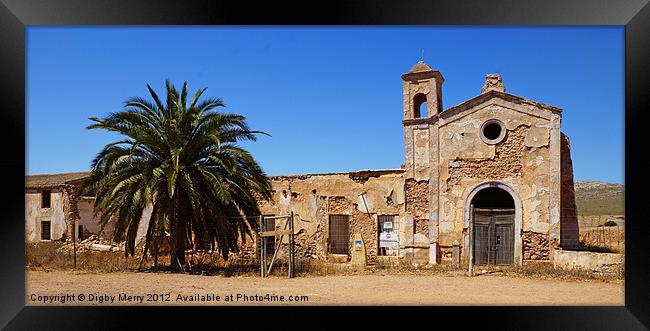 Ruins of Ermita del Fraile Framed Print by Digby Merry