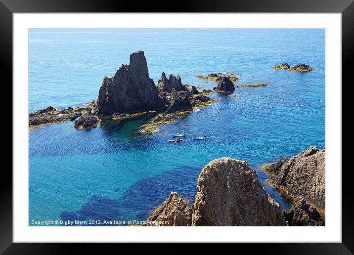 Las Sirenas Framed Mounted Print by Digby Merry