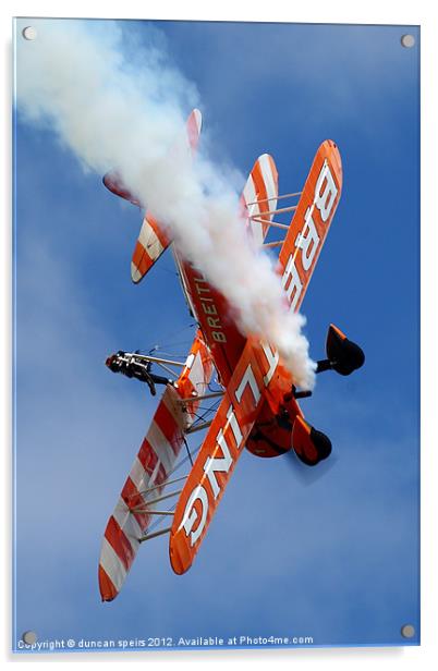 Breitling Wingwalkers Acrylic by duncan speirs
