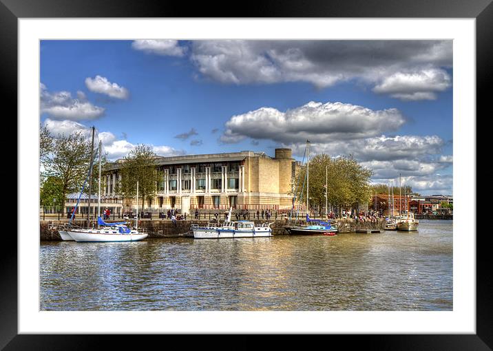 Bristol Docks and Harbour Framed Mounted Print by Mike Gorton