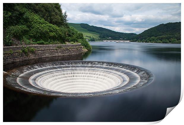 Ladybower Bell-Mouth Print by Jonathan Swetnam