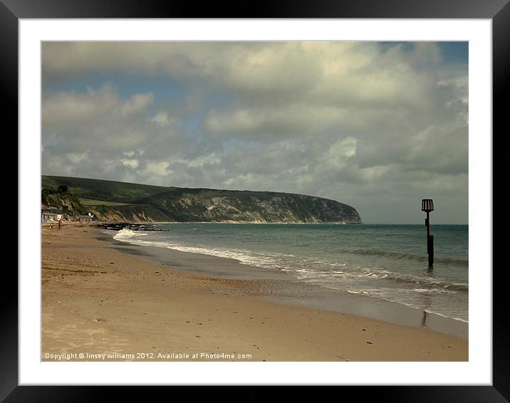 Purbeck Isle Framed Mounted Print by Linsey Williams