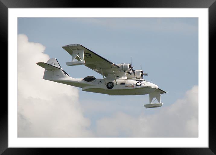 Consolidated PBY Catalina Framed Mounted Print by Edward Denyer
