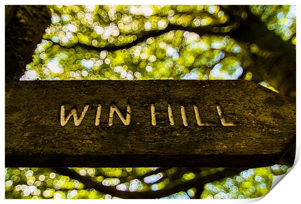 Win Hill Print by Jonathan Swetnam