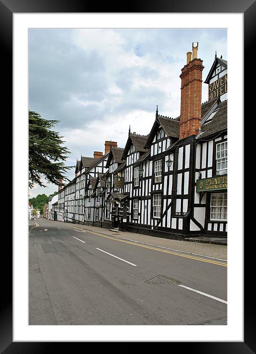 St Andrews Street,Droitwich Spa Framed Mounted Print by graham young