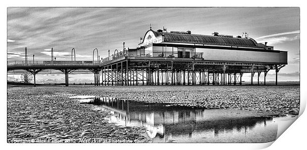 Cleethorpes Pier Reflected Print by Rick Parrott