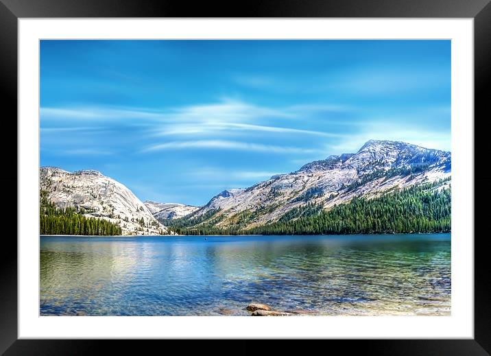 Lake Tenaya Framed Mounted Print by World Images
