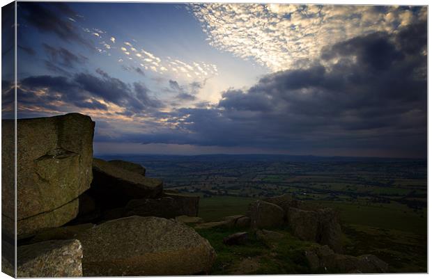 Clee Sunset Canvas Print by Shane Lewis