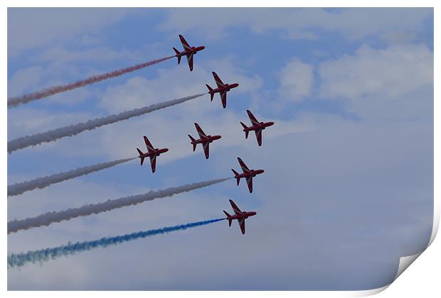 Red Arrows Print by Northeast Images