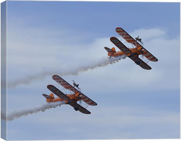 Breitling Wingwalkers Canvas Print by Northeast Images